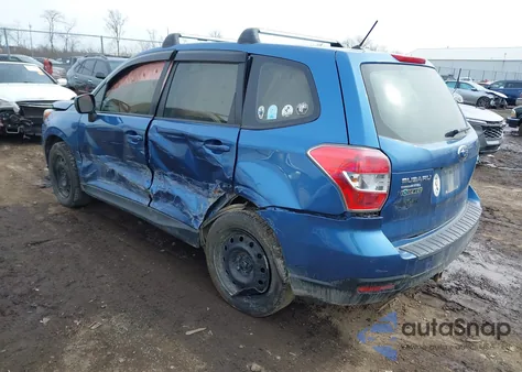 2015 Subaru Forester 2.5I z USA, uszkodzony, nr VIN JF2SJAACXFG418085